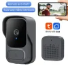 Smart Wireless Video Doorbell Camera Alarm Security Remote Monitoring Two-Way Intercom High Definition Night Vision for Home