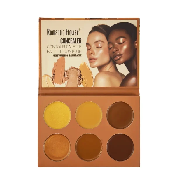 Color Matte Concealer Palette Full Coverage Face