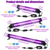 LED Black Light Tube-with switch, 360 degree rotation,