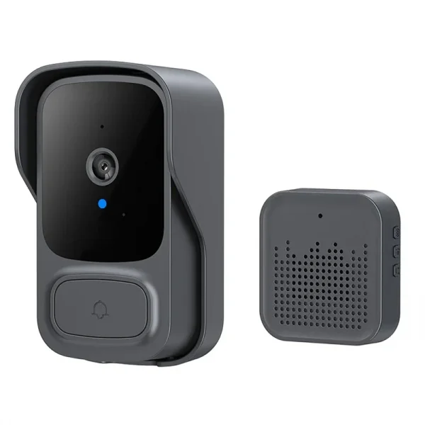 Smart Wireless Video Doorbell Camera Alarm Security Remote Monitoring Two-Way Intercom High Definition Night Vision for Home