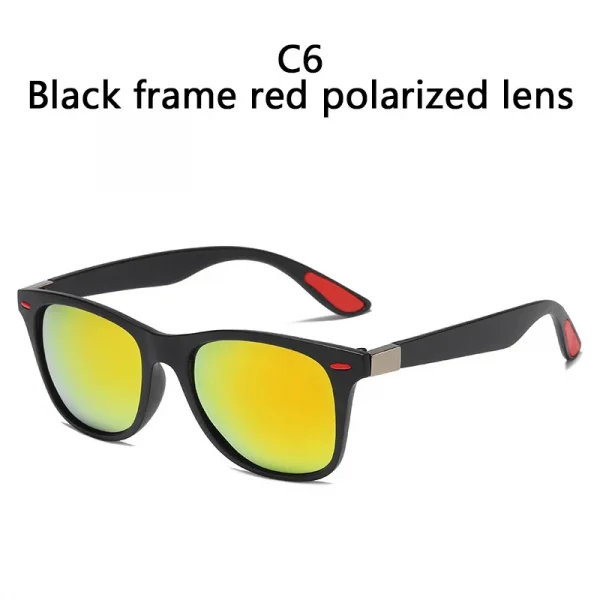 Classic Polarized Square Sunglasses for Men and Women