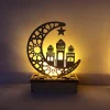 Eid Mubarak Party Wooden Lamp Pendant Ornament
