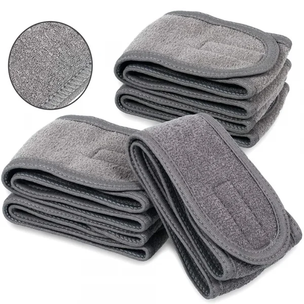 Adjustable Makeup Headband and Mask Brush Set