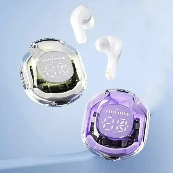 Wireless Earbuds with LED Display