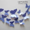 12PCS PVC 3D Butterfly Wall Decor Cute Butterflies
