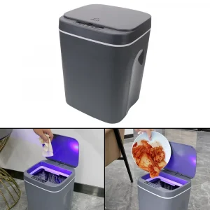 Trash Bin Intelligent Sensor Can Smart Induction for Kitchen Trash Automatic Touch Home Accessories Dustbin Bucket Paper Basket