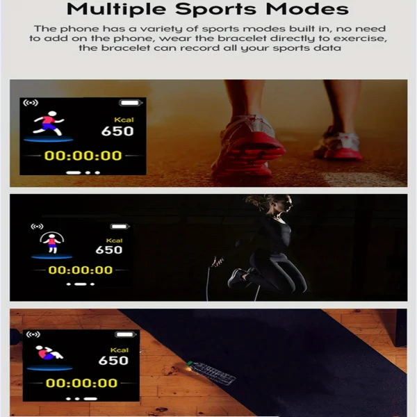 Smart Watch For Women Men Wristwatch Bluetooth Connected Phone