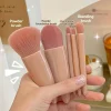 Portable Makeup Brush Set with Mirror