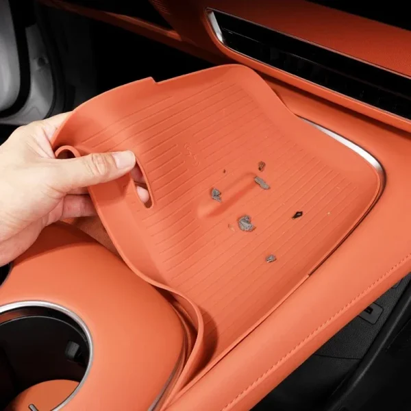 Car Center Control Wireless Charging Silicone Panel Anti-slip S07 S7 Interior