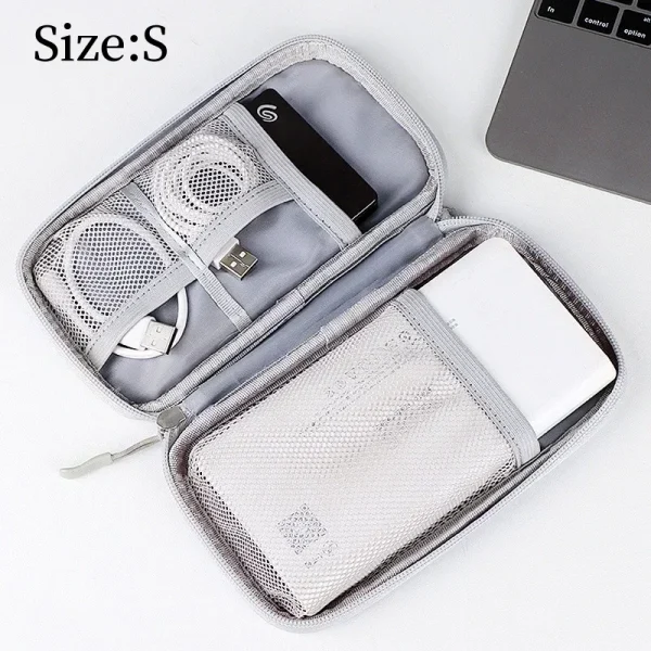 Large Size Travel Cable Organizer Bag Storage Pouch Carry Case Portable Waterproof Storage Bags for Cable Cord and Electronics