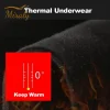 New Winter Warm Men Fleece Thermal Undershirts Long Sports Tracksuit