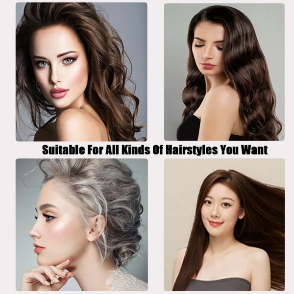 Pink Ceramic Flat Iron Hair Straightener and Curler