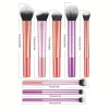 8pcs Synthetic Makeup Brush Kit