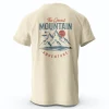 Men's Hiking Outdoor T-Shirt with Double Printed Design