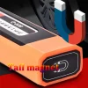 Portable COB LED Work Light Car Garage Mechanic Lamp Type-C Charging Flashlight