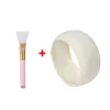 Adjustable Makeup Headband and Mask Brush Set