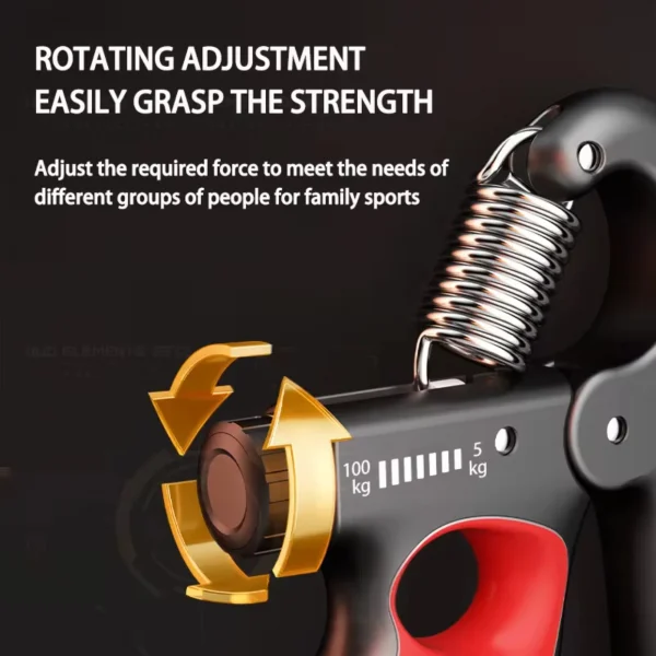 5-100kg Grip Strength Gym Wrist Expander Hand Strengthener Exercise
