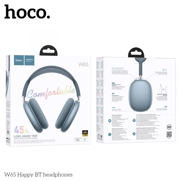 HOCO W65 Bluetooth 5.4 Over-Ear Headphones