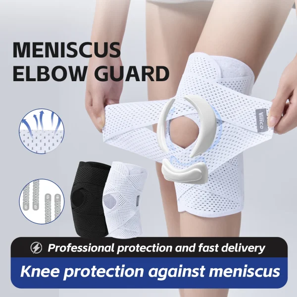 Sports Kneepad Pressurized Elastic Knee Pads Knee Support Joints Protector Fitness