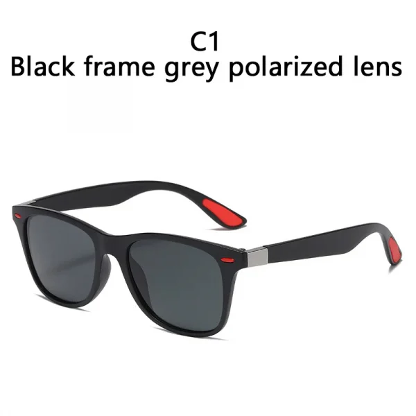 Classic Polarized Square Sunglasses for Men and Women