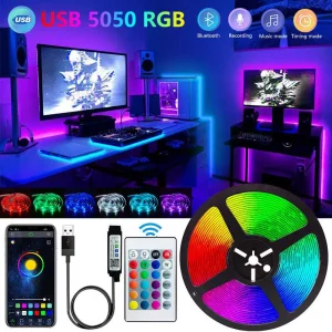 Bluetooth LED Strip Lights Smart APP Control