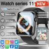 For IOS Watch Series 11 Men Women Smart Watch GPS Trajectory Bracelet AMOLED Display Bluetooth Call Sport Waterproof Smart Watch