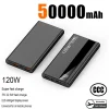 120W Power Bank 500000mAh High Capacity Super Fast Charging Power Bank Portable External Battery Charger For iPhone17 16 Huawei