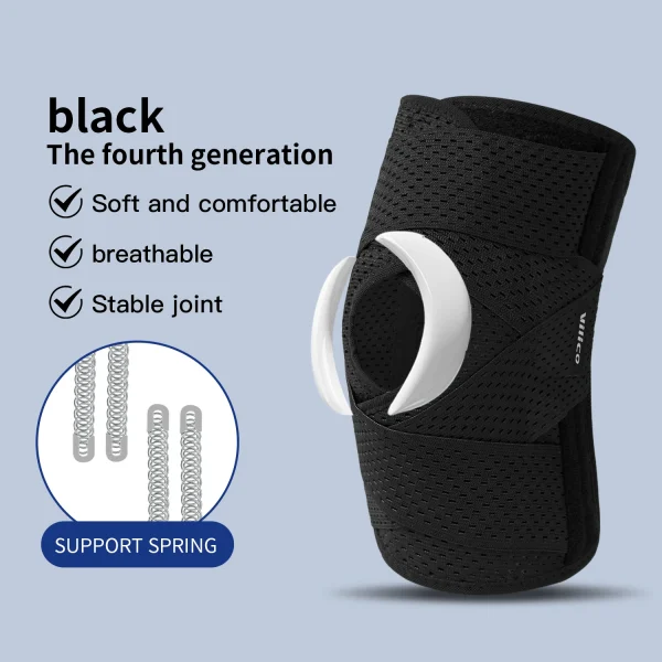 Sports Kneepad Pressurized Elastic Knee Pads Knee Support Joints Protector Fitness