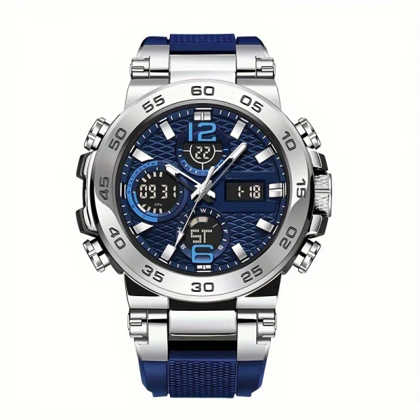 Waterproof Dual Display Sports Watch for Men