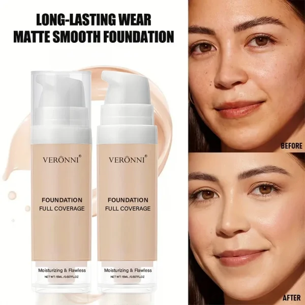 Colors Liquid Foundation Effective Concealer Waterproof Sweat-resistan