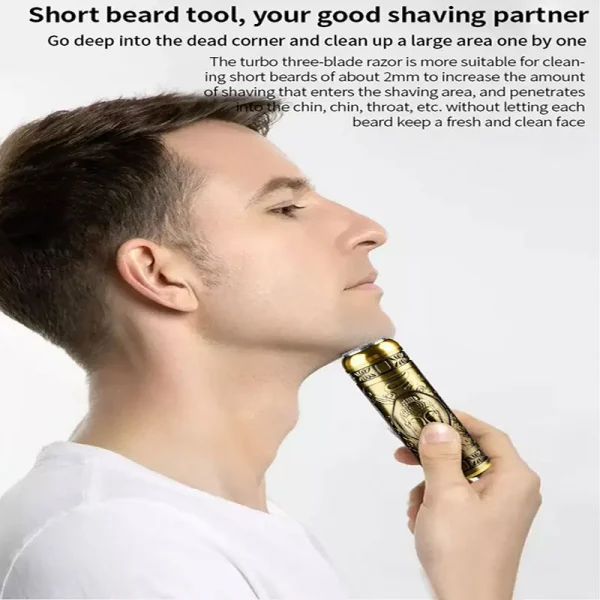 Waterproof Electric Shaver Beard Trimmer for Men
