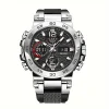 Waterproof Dual Display Sports Watch for Men