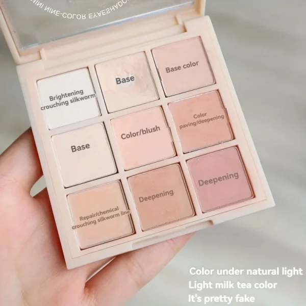 Multifunctional Eyeshadow Palette 9 Colors Various Shades