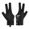 Left Right Hand Snooker Glove New Anti-slip Three Fingers Training Glove Elastic