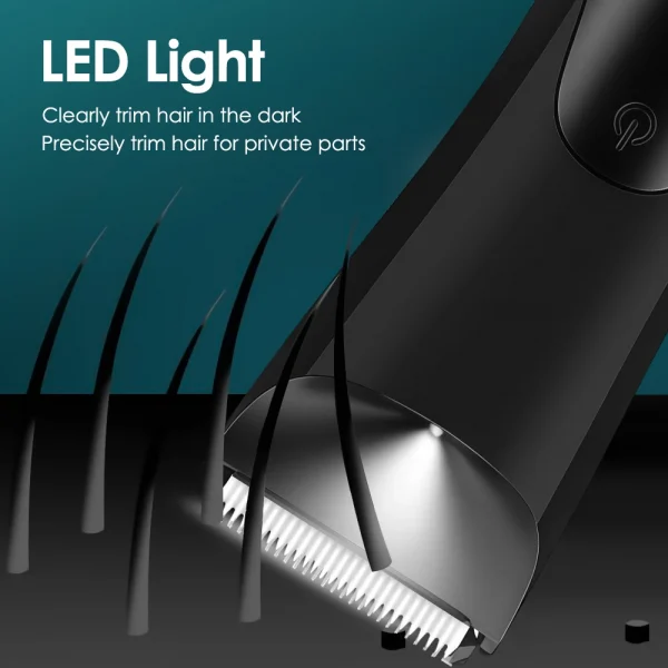 Hair Cutting Machine and Electric Shaver with LED Light