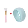 Adjustable Makeup Headband and Mask Brush Set