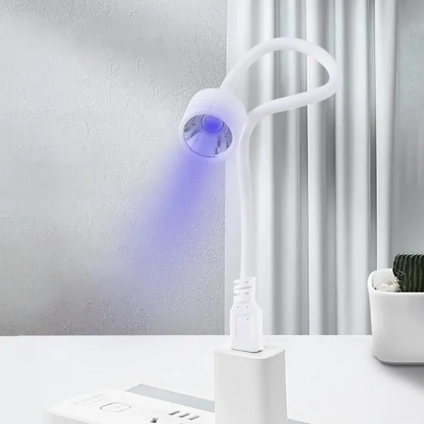 LULAA  Mini Nail Dryer Uv Led Nail Lamp Foldable Curing Lights Desk
