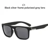 Classic Polarized Square Sunglasses for Men and Women