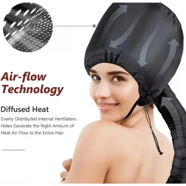 Portable Hair Dryer Heating Cap for Styling and Care