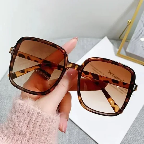 Oversized Rectangle Square Sunglasses