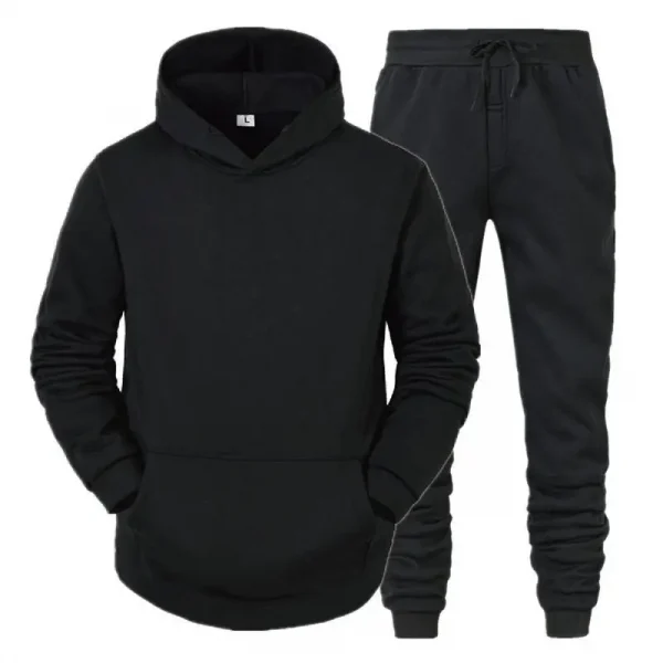 Men's Hooded Sweatshirts and Pants Tracksuit