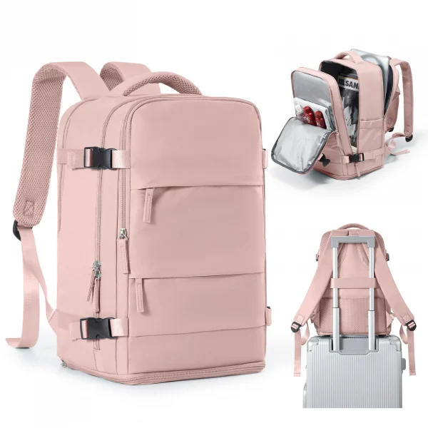 Women Men Hand Luggage Backpack Business College Laptop Travel Backpack
