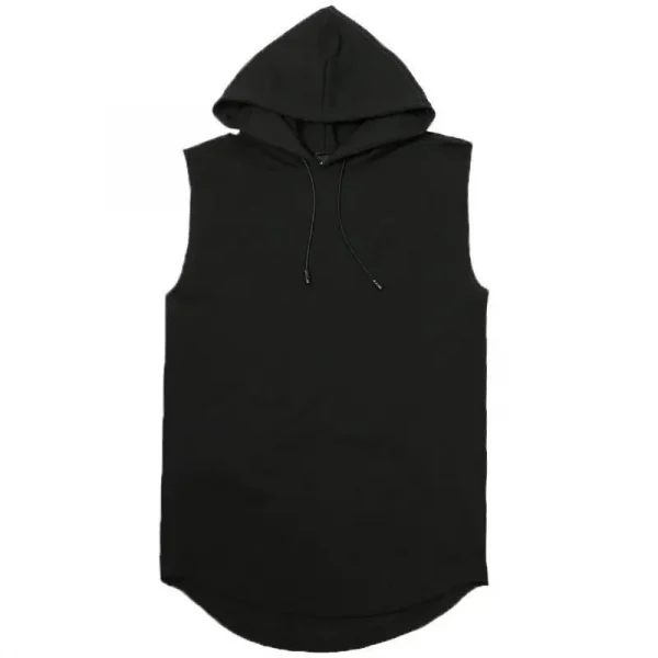 Men Sleeveless Hooded Summer Vest