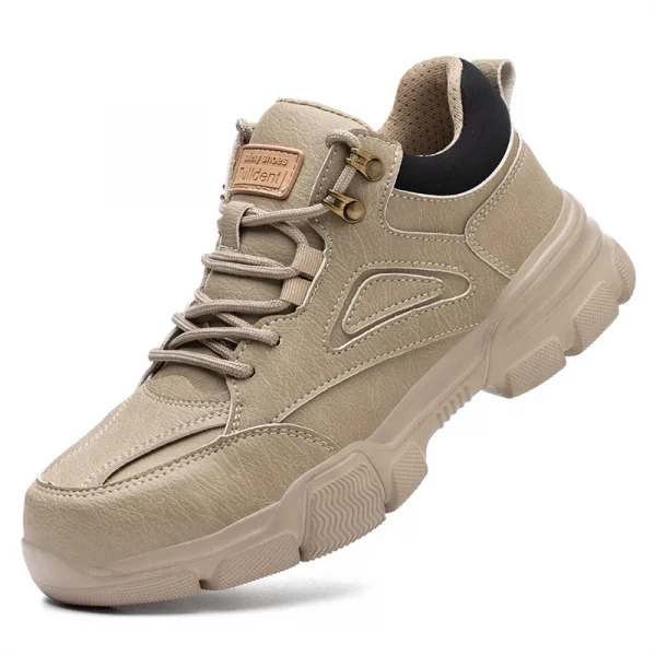 Safety Shoes Men Steel Toe Work Shoes Anti-smash