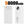 140W 500000mAh Power Bank Large Capacity 4 In1 Cables Intelligent Digital