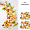 12PCS PVC 3D Butterfly Wall Decor Cute Butterflies