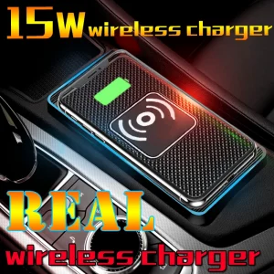 Wireless Car Charger Charging Pad 15w Non Slip Qi Fast Charger
