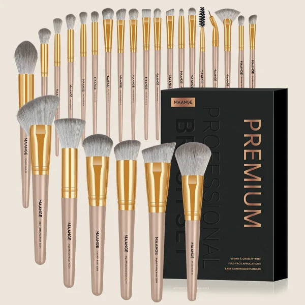 MAANGE Makeup Brushes Kit Face Eye Beauty