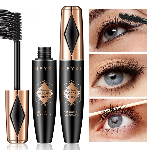 Mascara, Not sticky, Not greasy, Curled up, Makes the eyes look more