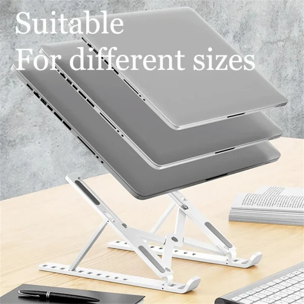 Portable Foldable Laptop Stand Adjustable Laptop Bracket Notebook Bracket Support Base ABS Holder For Macbook Air Pro Accessorie